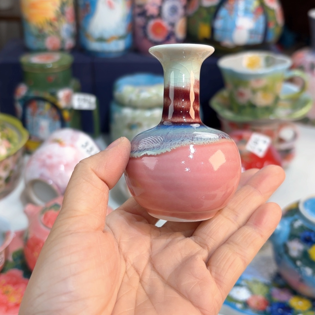 景德镇手绘高温釉下彩陶瓷茶具