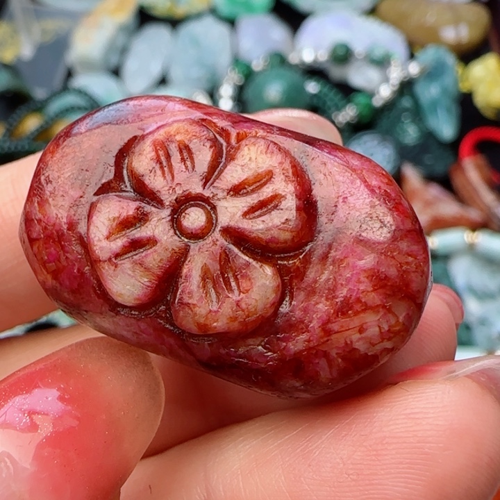 翡翠颈饰未镶嵌天然A货47