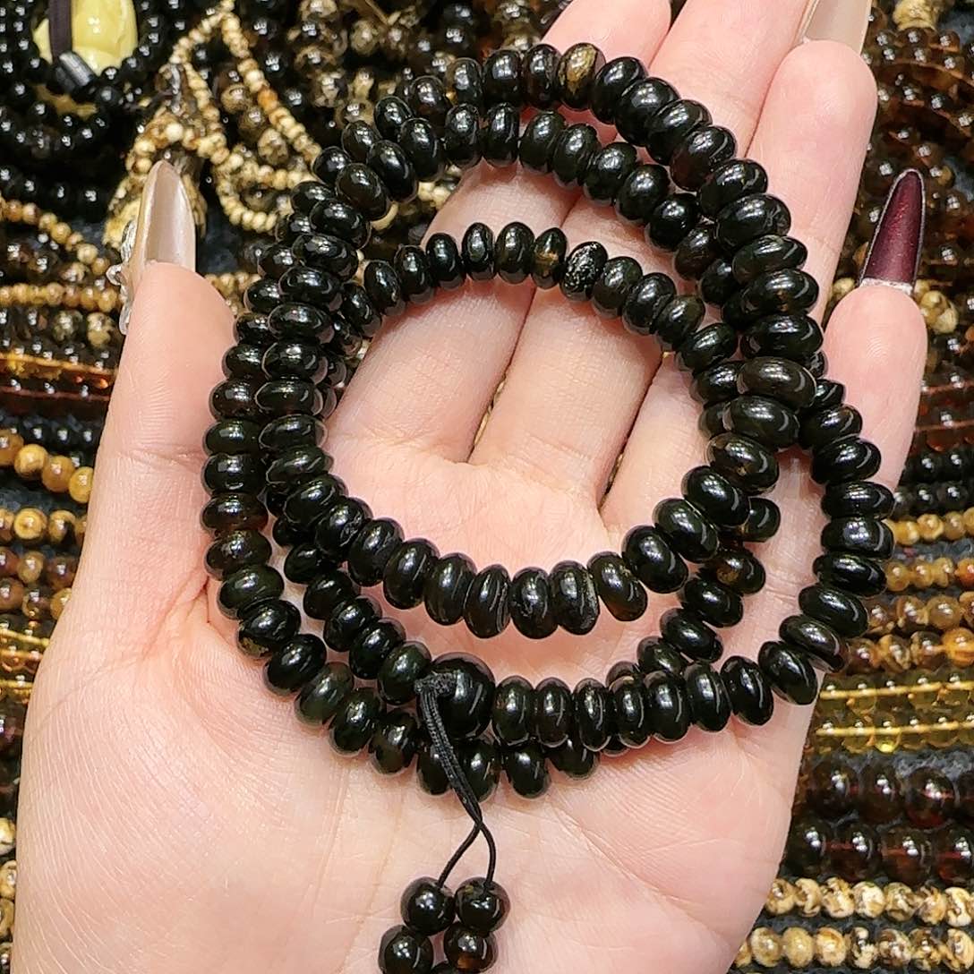 琥珀耳饰未镶嵌菩****）抚顺琥珀