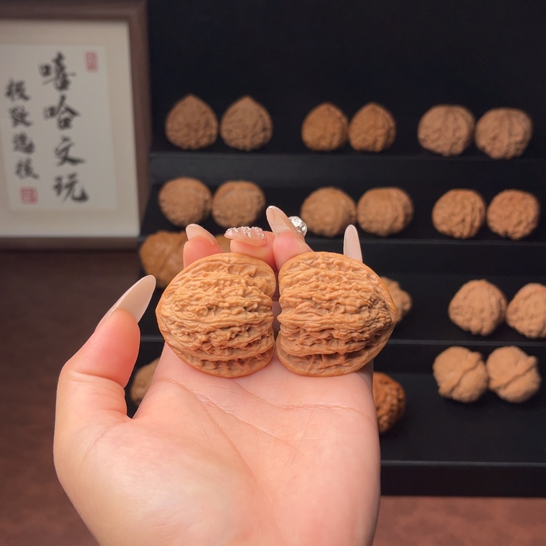 吊坠文玩核桃承德密纹40