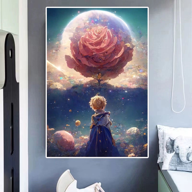 针情针艺十字绣 玫瑰王子 满绣42色无勾边