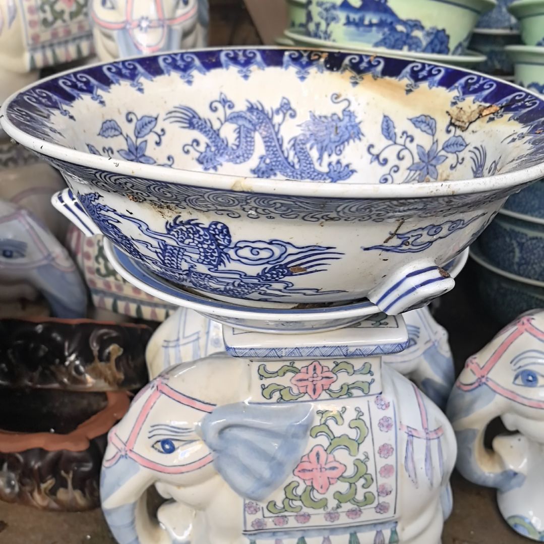 松***家青花瓷器大碗一个包邮