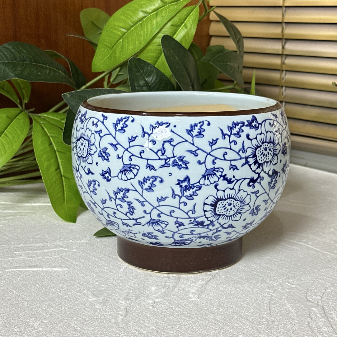 K35青花瓷花盆适合蝴蝶兰多肉室内外绿植花卉盆栽装饰