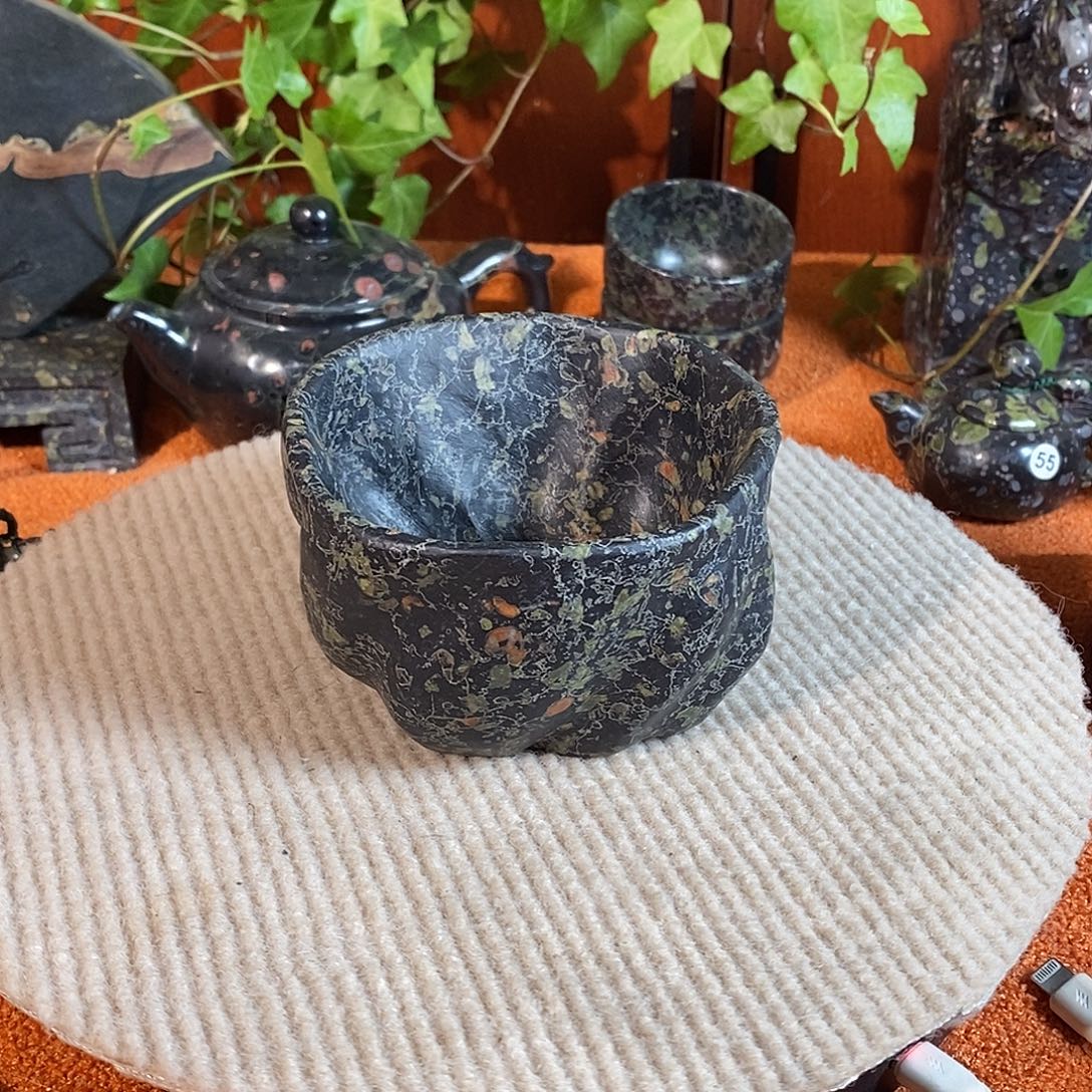 *****奢上奢梅花玉茶壶茶杯