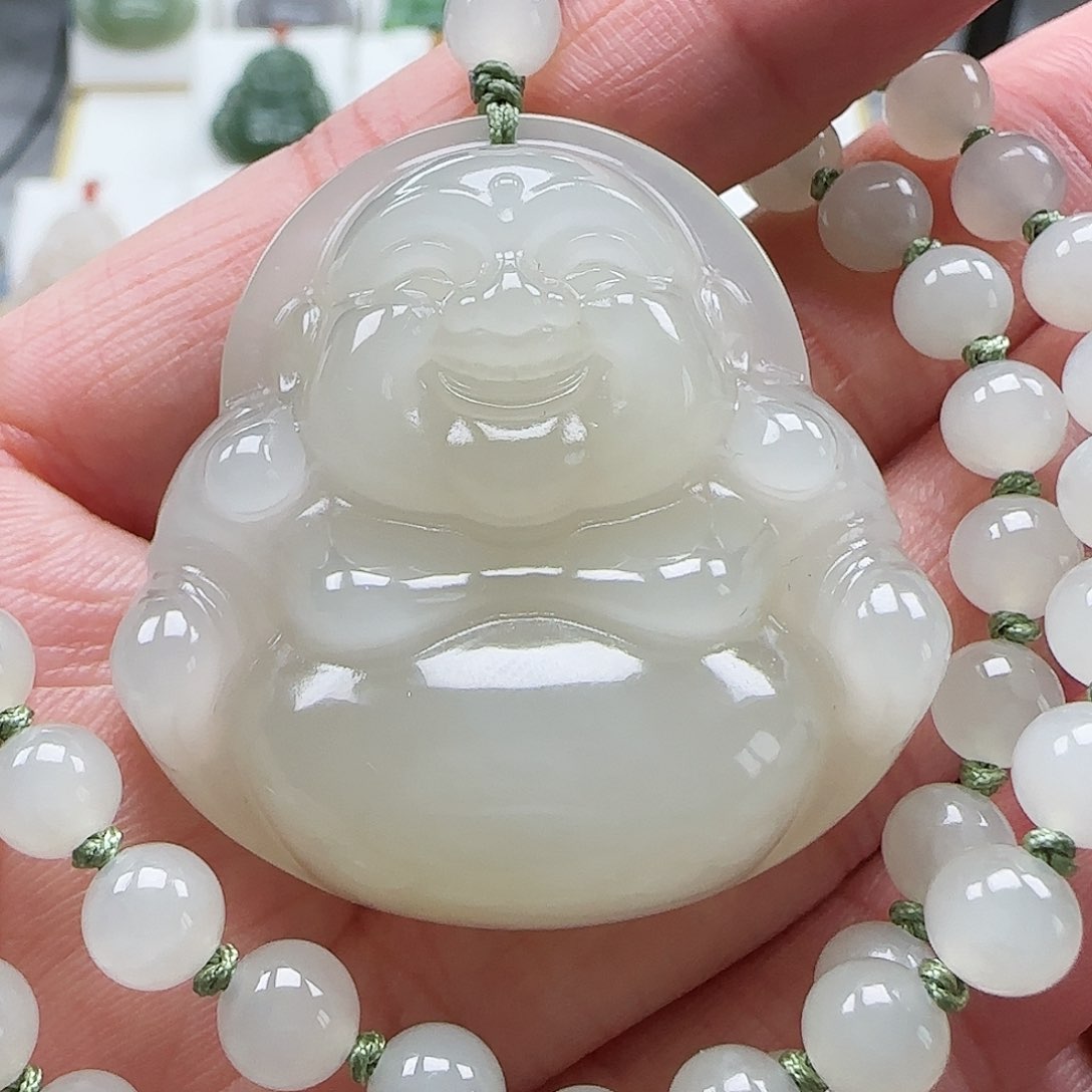 和田玉颈饰未镶嵌