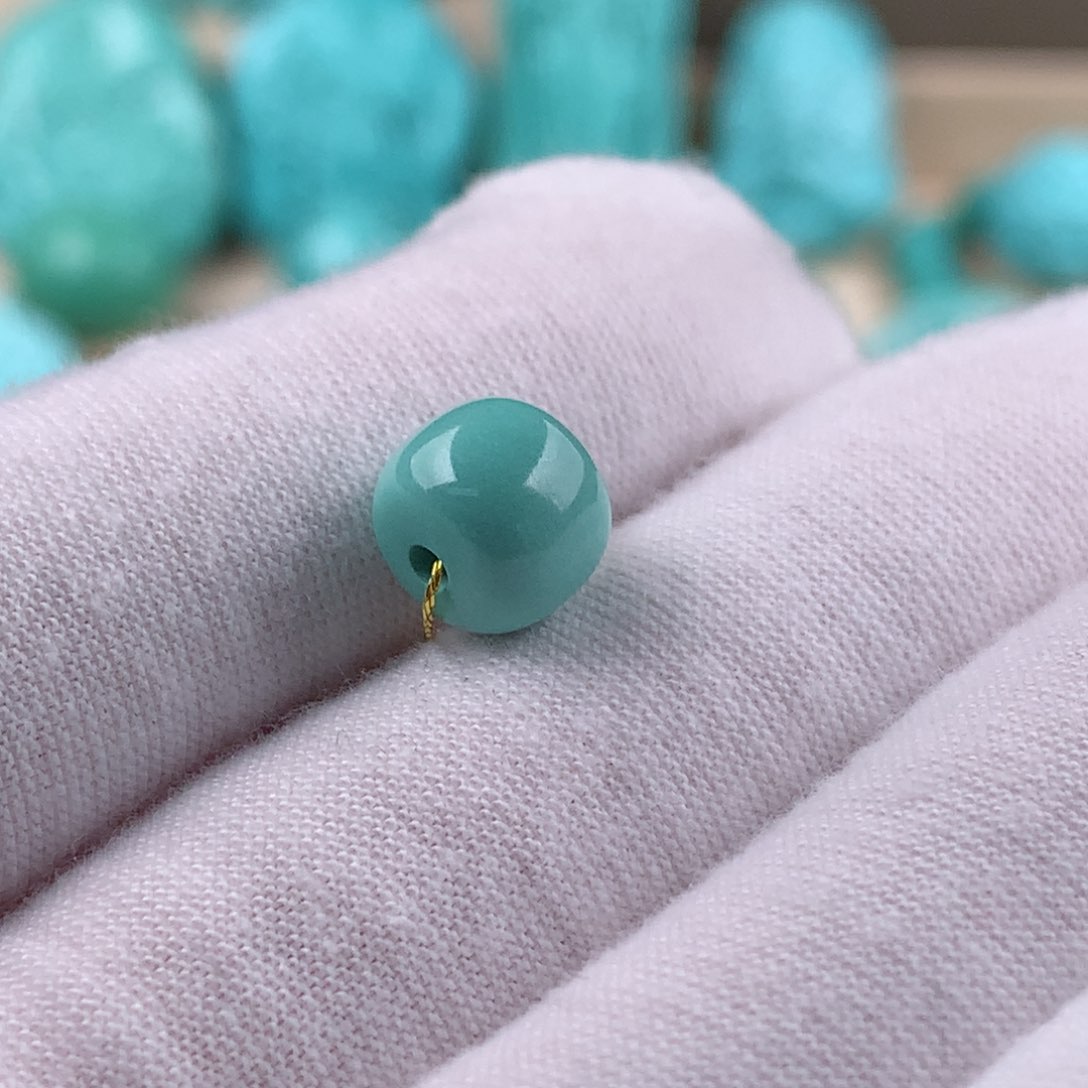 绿松石配珠卡9未镶嵌￴****￴