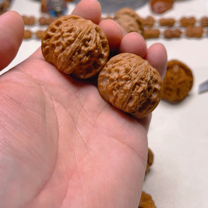 文玩核桃把件今日特惠款精品边36.6山地磨