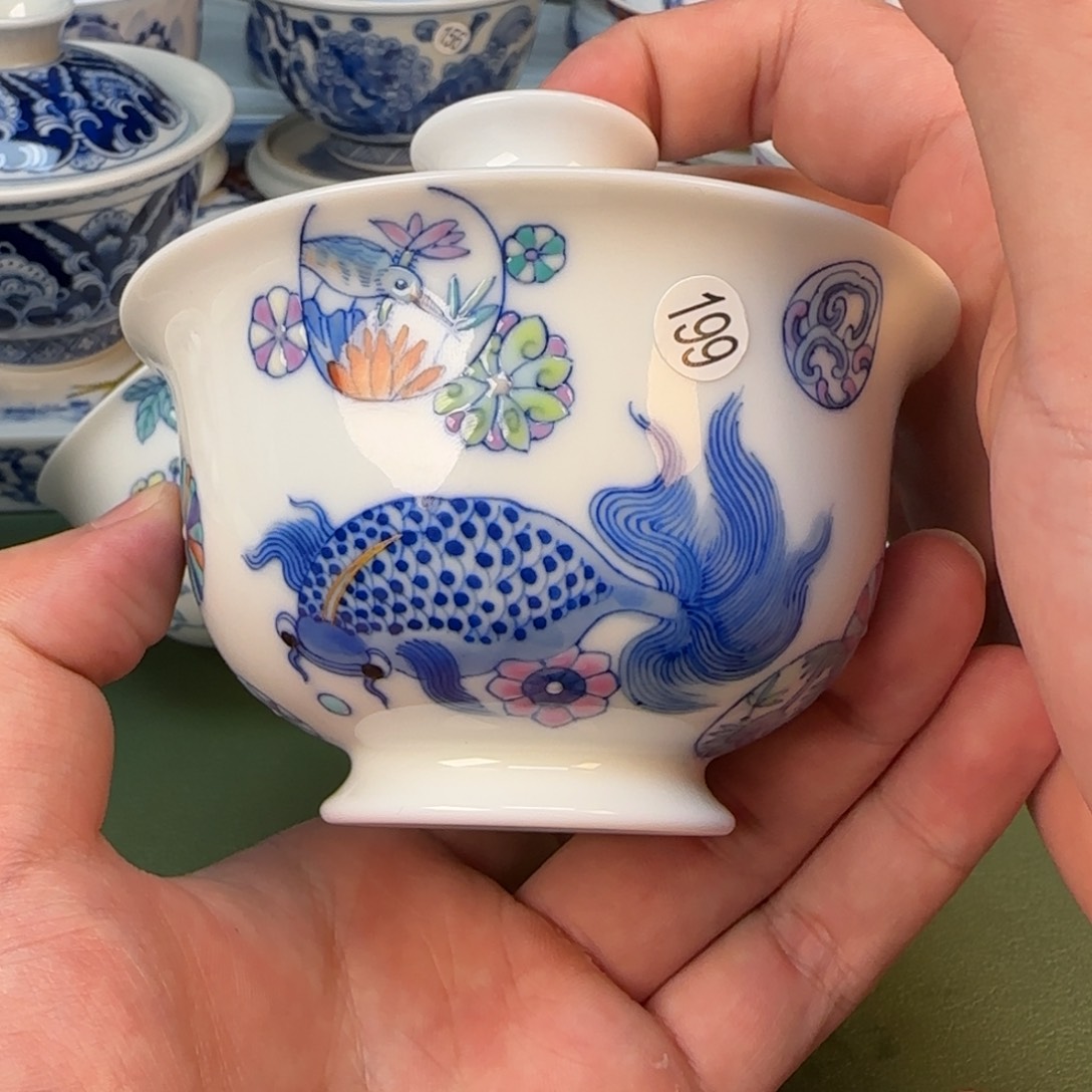 彦祖纯手工手绘茶具199