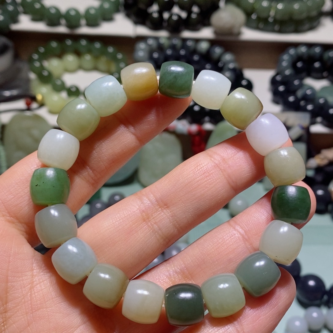 和田玉手链未镶嵌