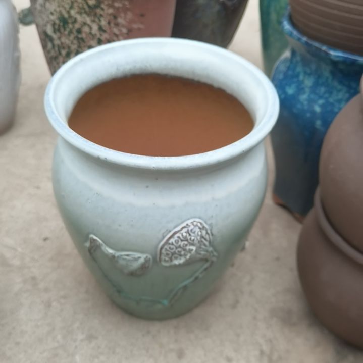 红陶口20高27一个盆