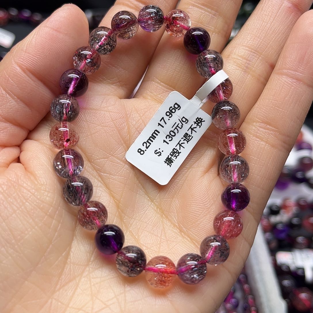 水晶手链未镶嵌?****拉手链