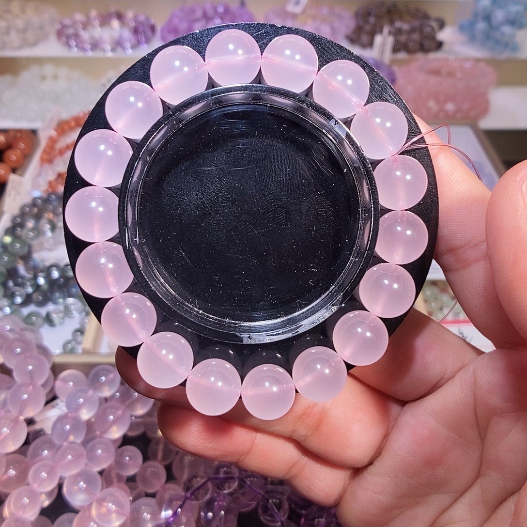 未镶嵌水晶手链马粉全净体11mm