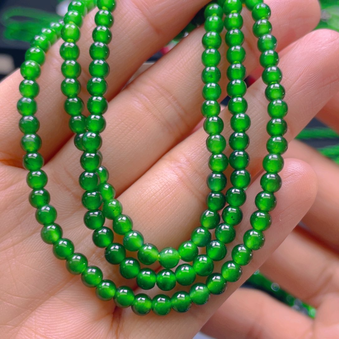 翡翠项链未镶嵌，2