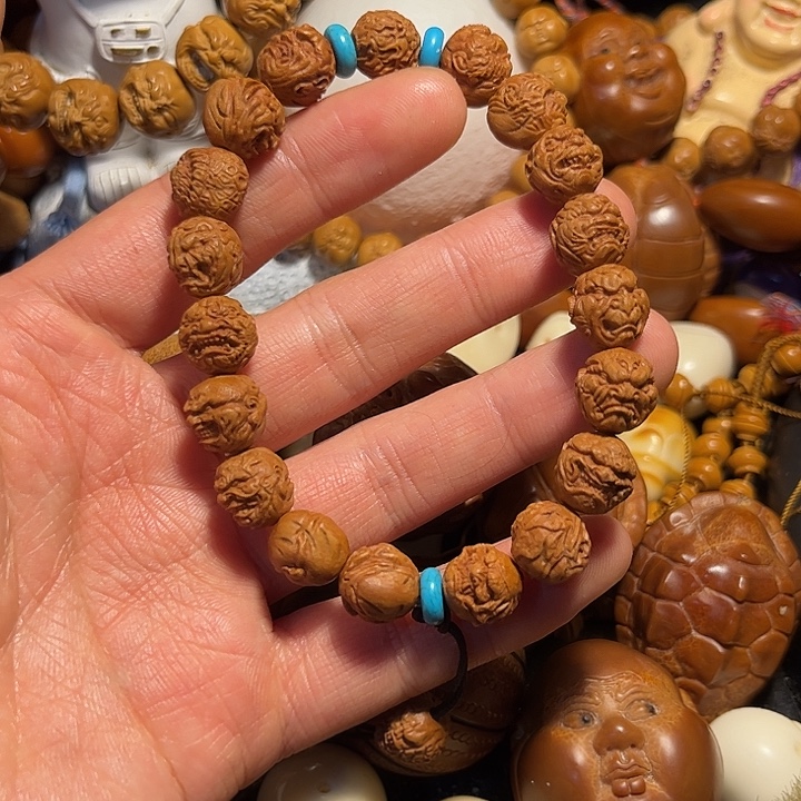 手串/手链橄榄核龙纹十二生肖恶僧