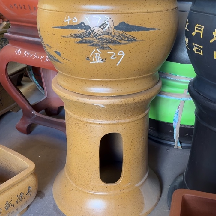 紫砂花盆紫砂花盆