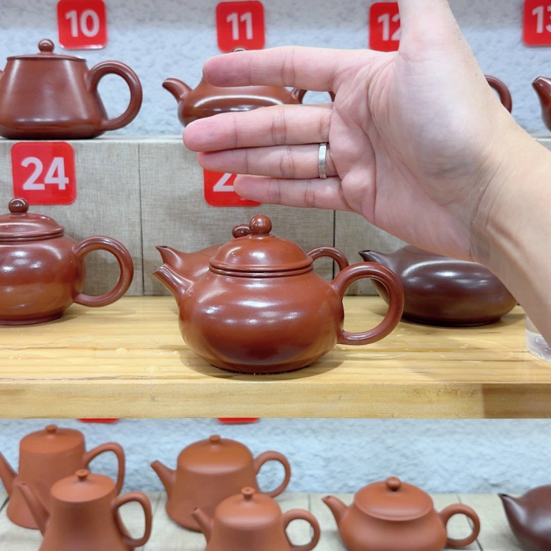 姜***公紫砂茶壶容天150毫升