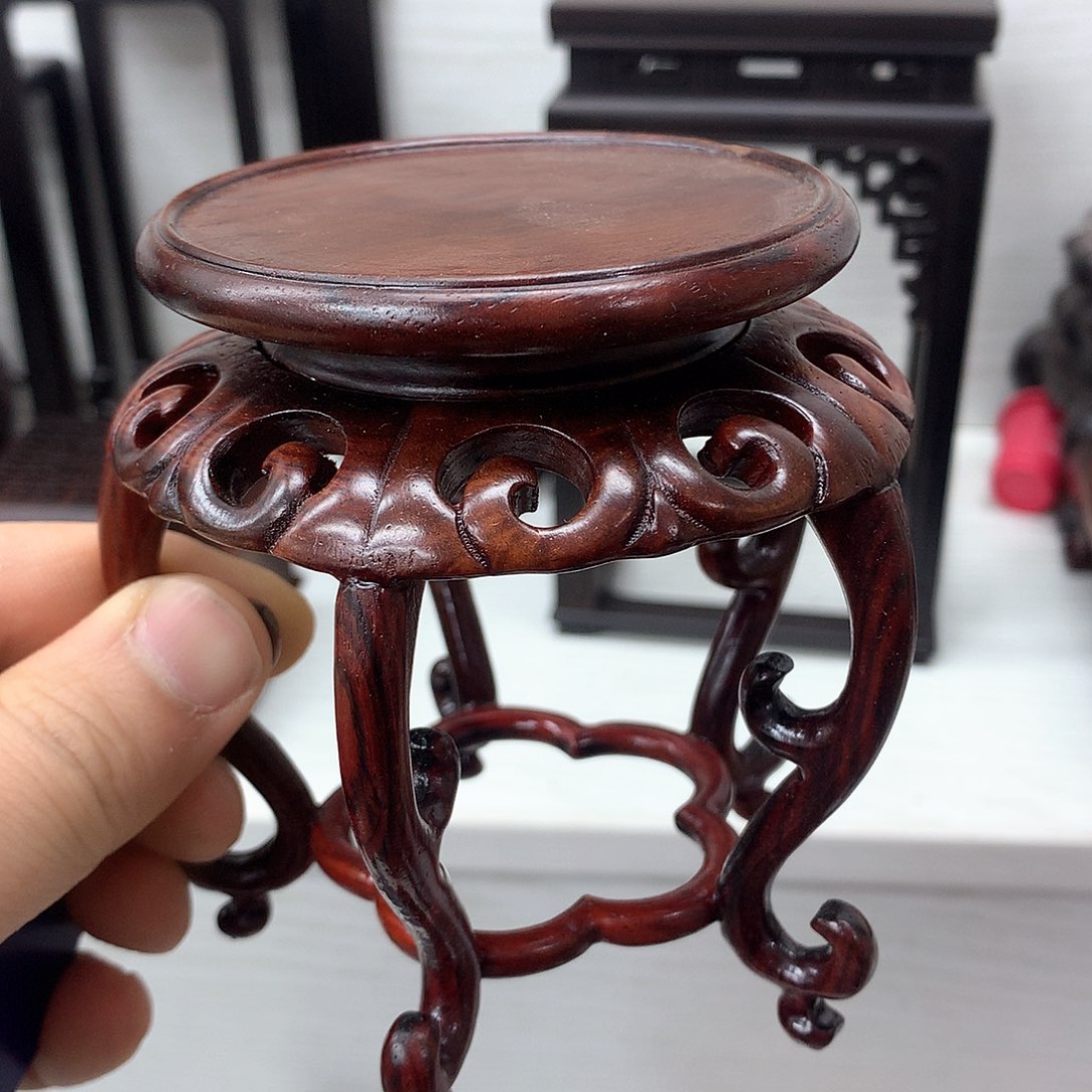 藤类微凹黄檀7公分海棠几