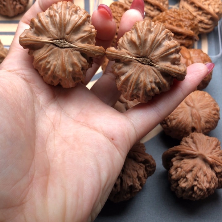 文玩核桃把件43白狮子