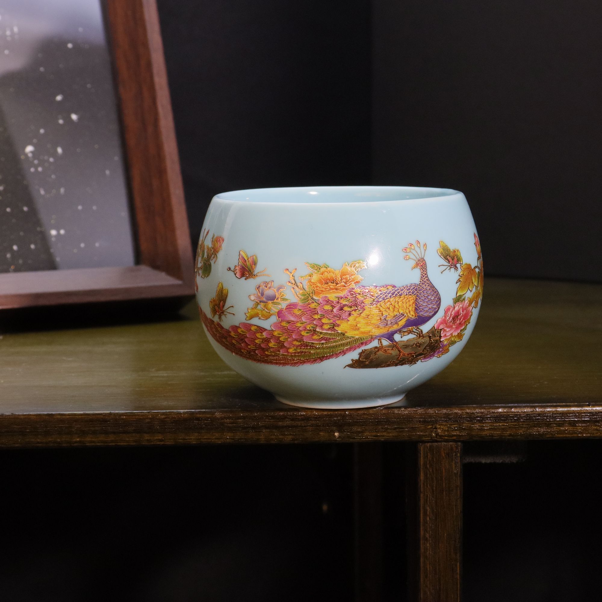 蒂芙尼蓝《富贵荣华》龙蛋杯/容量150毫升