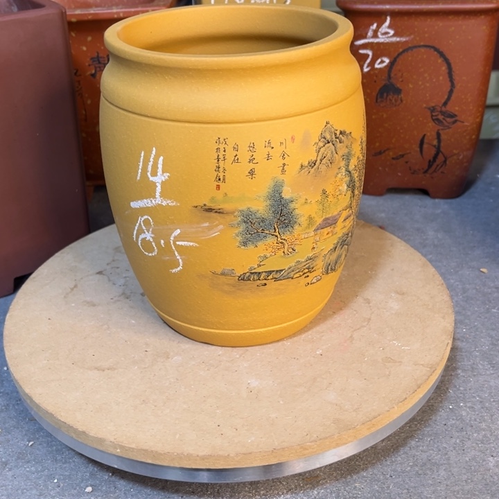 紫砂花盆紫砂花盆