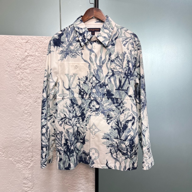 99新 LouisVuitton/路易威登 99新Lv海草满印牛仔外套 尺码：S