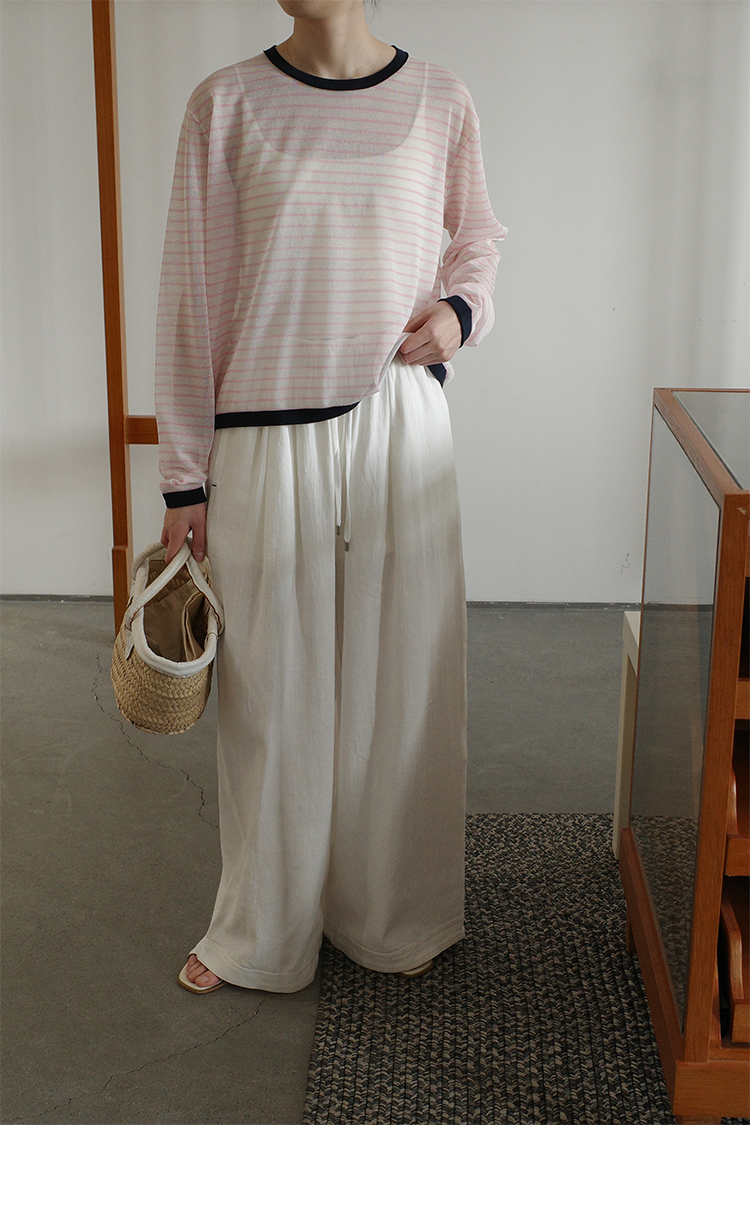 【素简】防晒女夏季条纹衬衫短款长袖毛针织衫开衫薄款01015