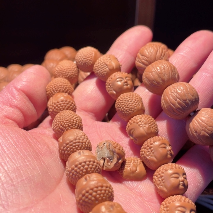 猴头核桃吊坠ღ*味宝宝佛