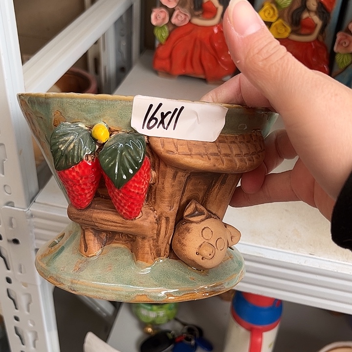 粗陶材质多肉花盆