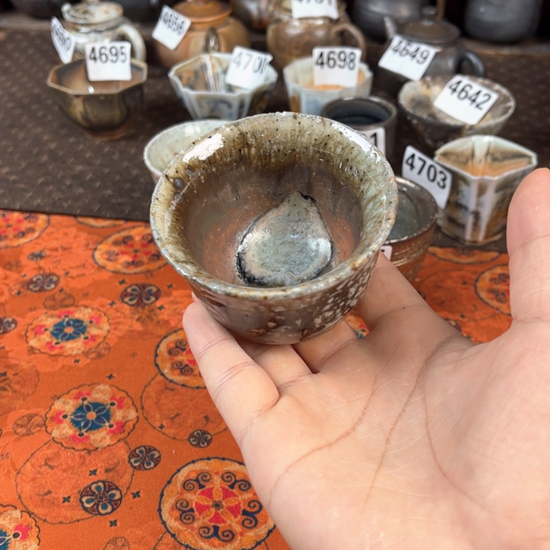 壶柴烧茶器主人杯