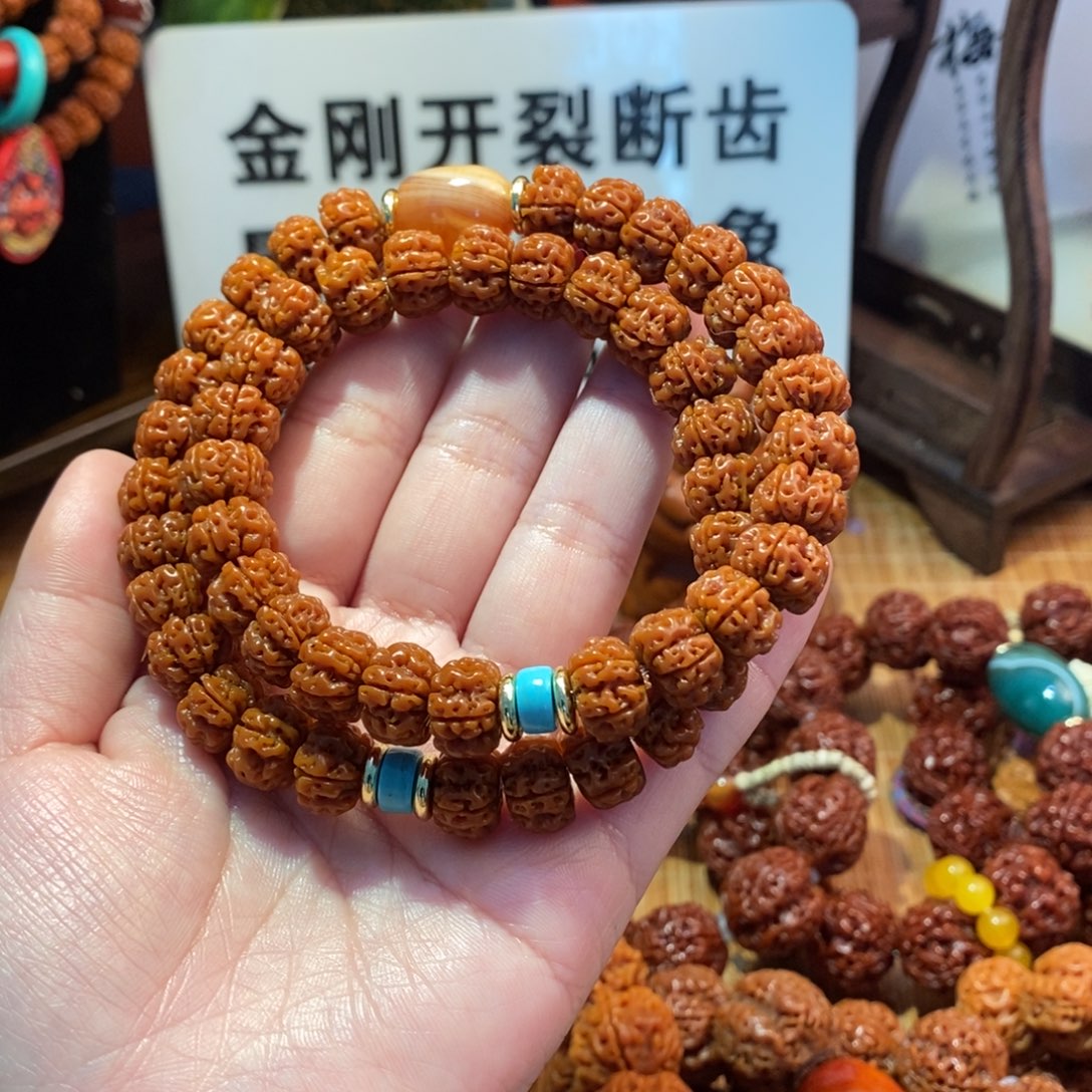 金刚菩提吊坠12双圈配饰老树王无尘