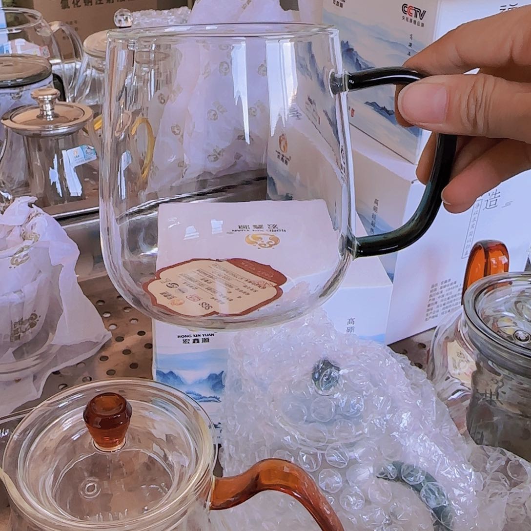 高硼硅玻璃茶水分离款S024单杯