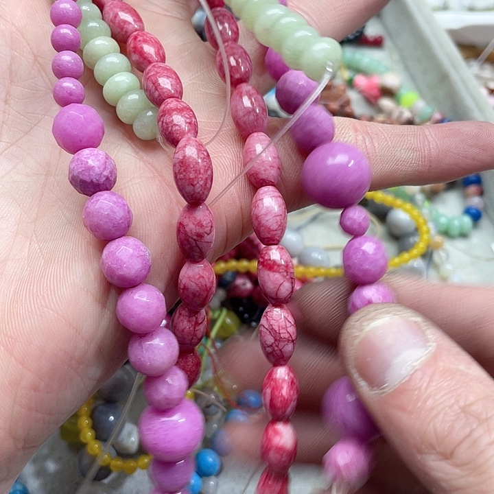 玛瑙/玉髓珠宝半成品未镶嵌打包