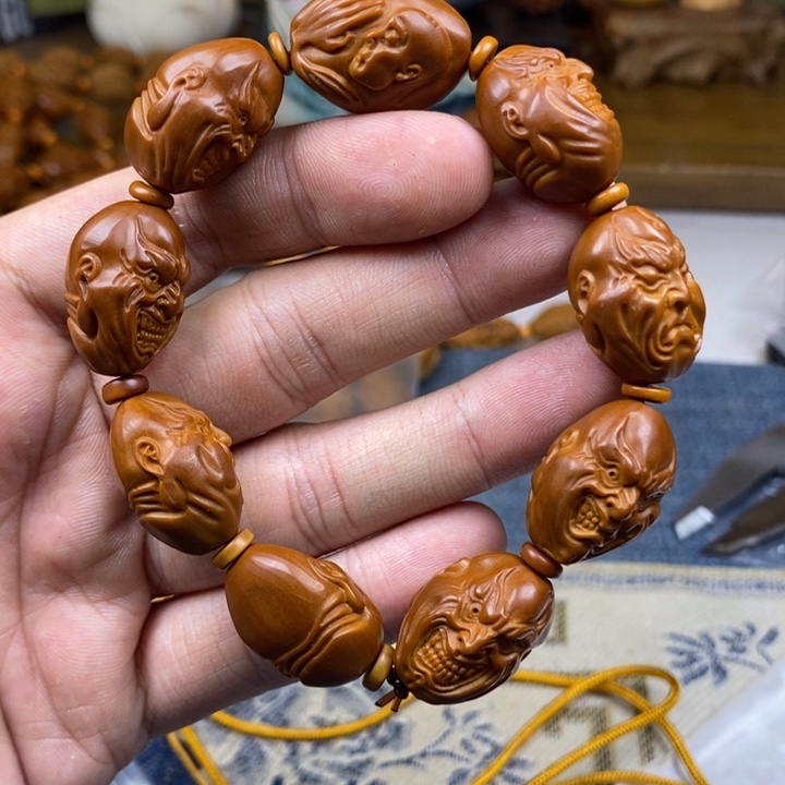 橄榄核手串/手链橄榄核雕工艺手串