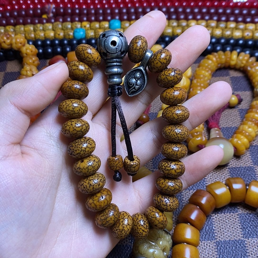 牛骨手串/手链藏区手串星月菩提