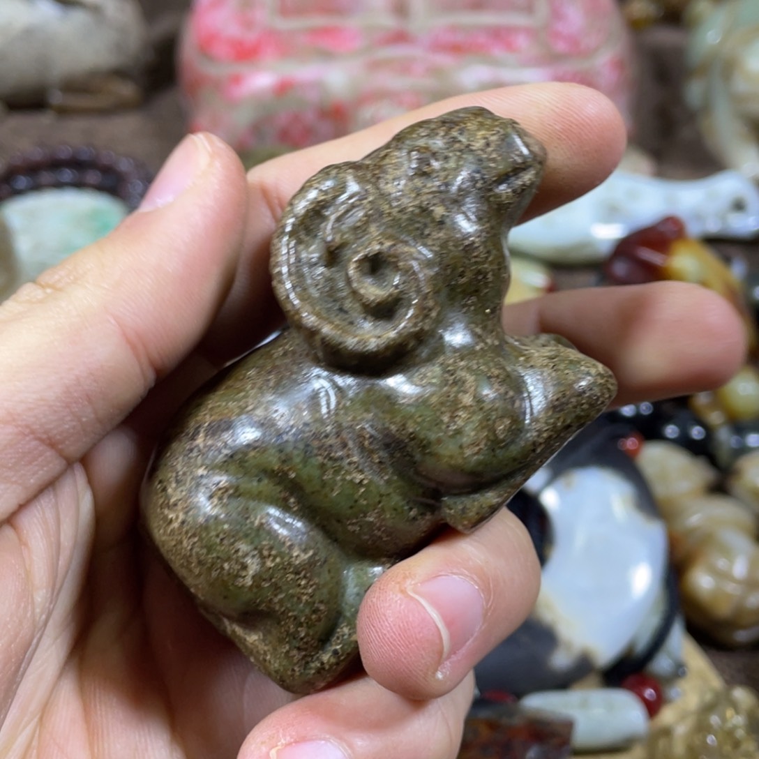 和田玉吊坠(不含链)未镶嵌