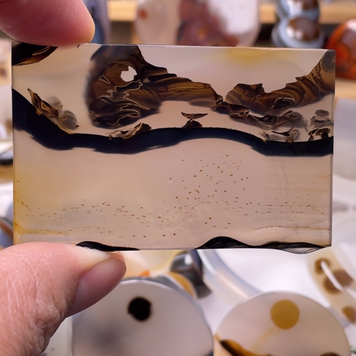 捕***者玛瑙/玉髓未镶嵌吊坠(不含链)