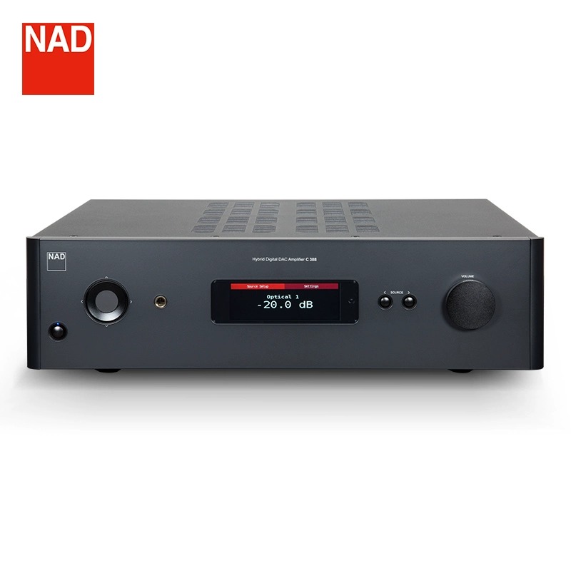 英国NAD C388 高保真发烧数字蓝牙无损音乐大功率2.0HIFI功放机