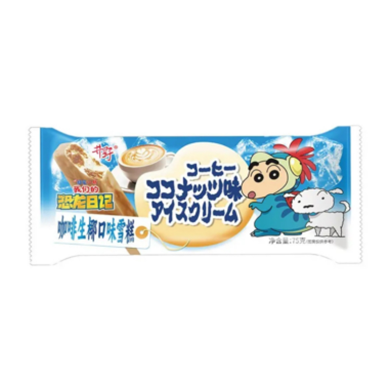 井野 恐龙日记咖啡生椰口味雪糕 75g/支