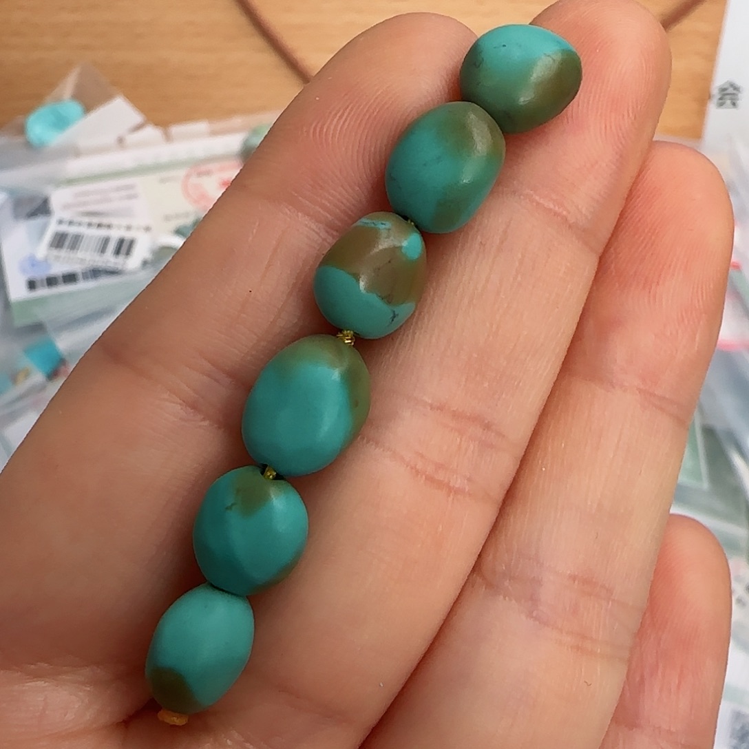 绿松石珠宝半成品未镶嵌