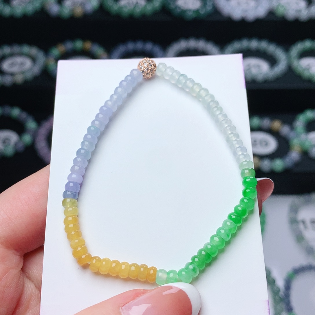 翡翠手链未镶嵌翡翠