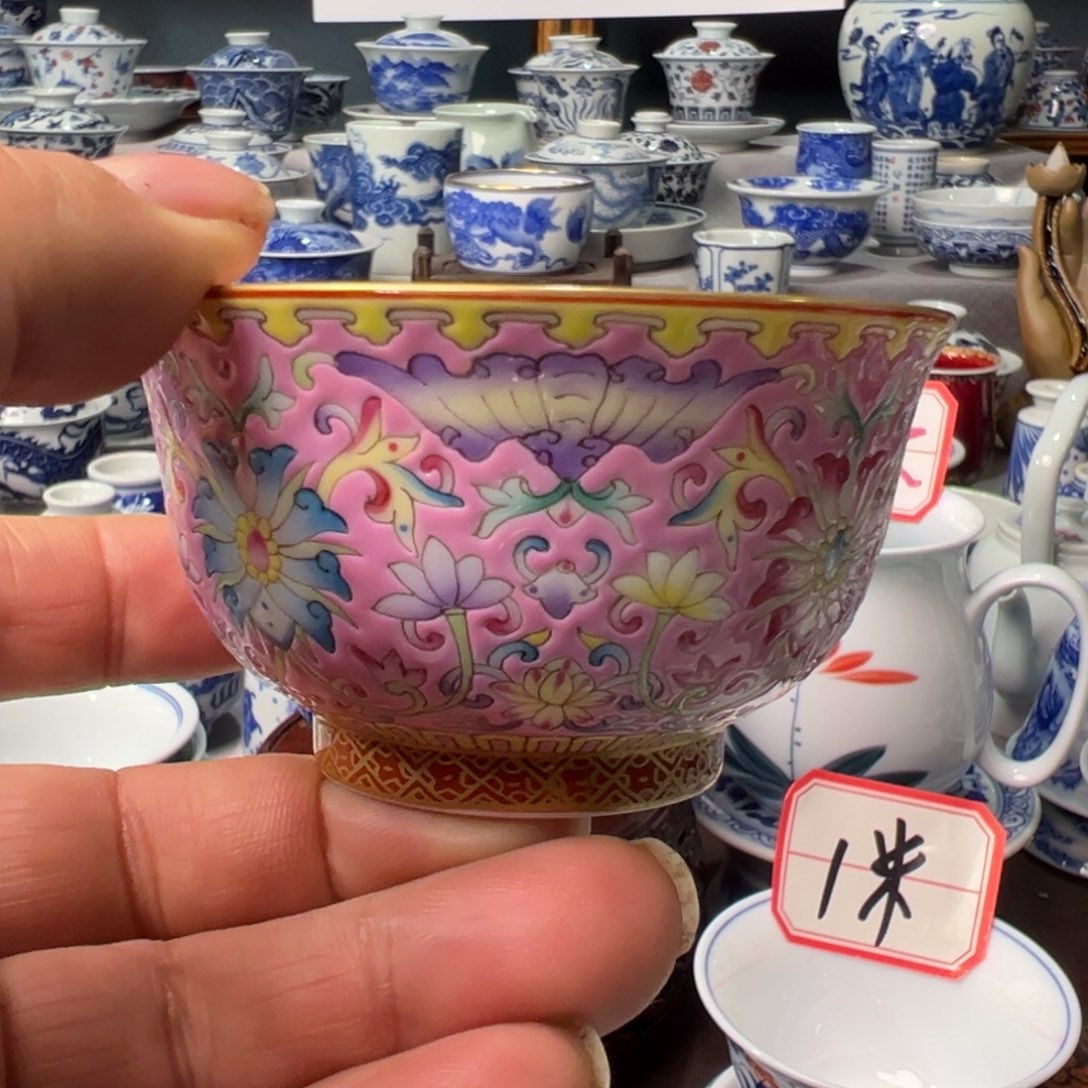 摆件?**蓝景德镇青花瓷器