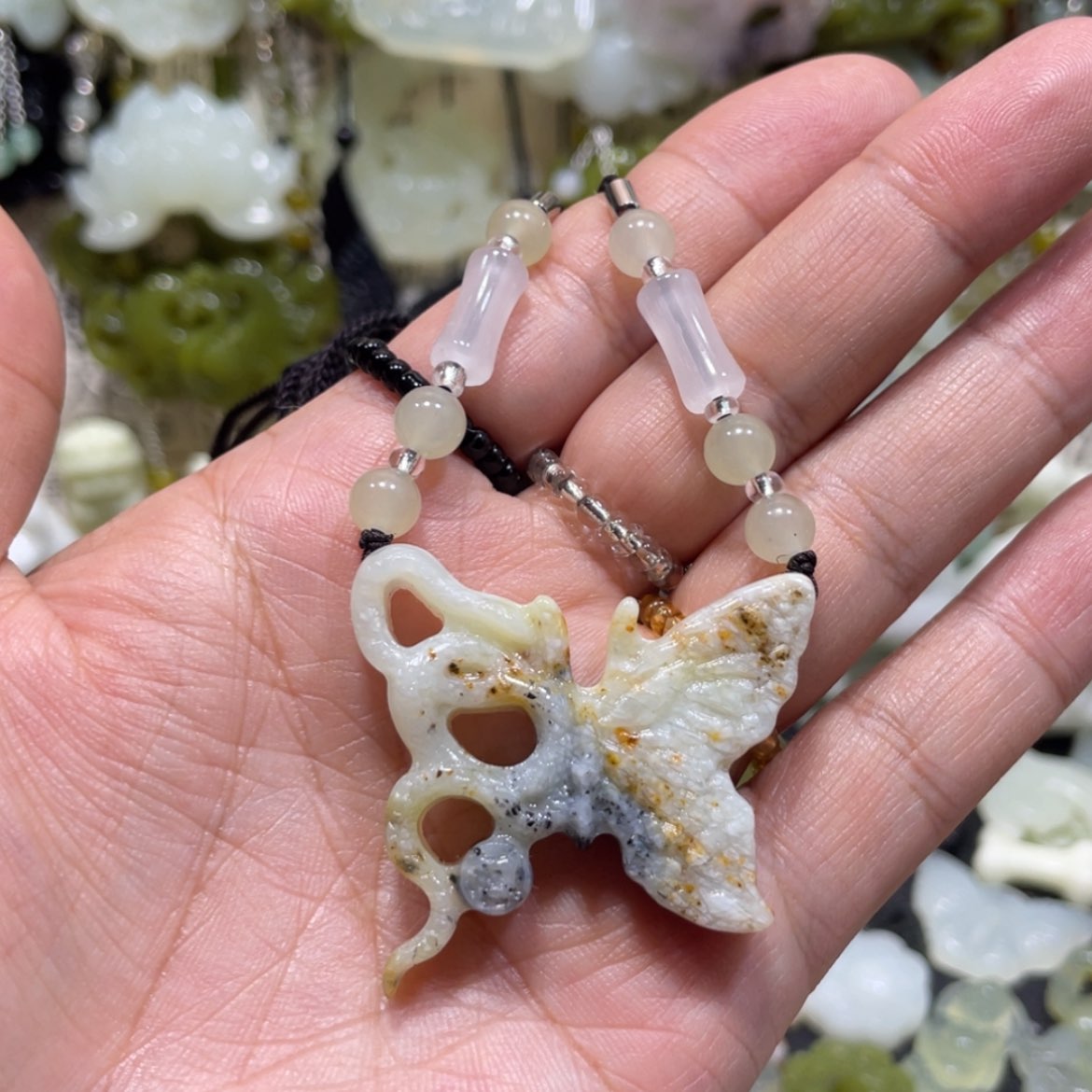 【闪购商品】岫玉颈饰未镶嵌46吊坠