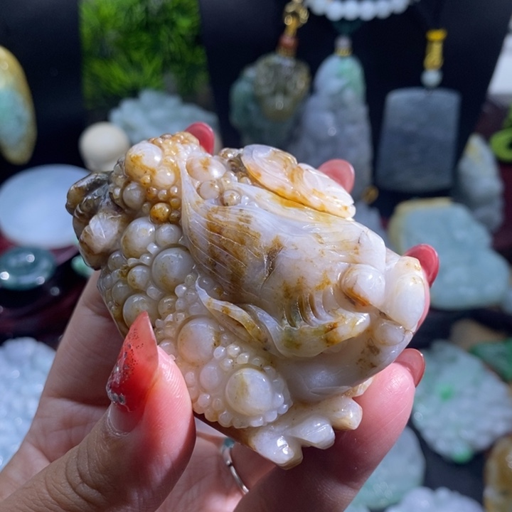 【闪购商品】颈饰未镶嵌翡翠金蟾