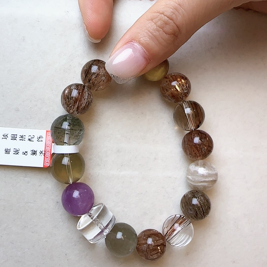 水晶手链未镶嵌k****g大气上档次