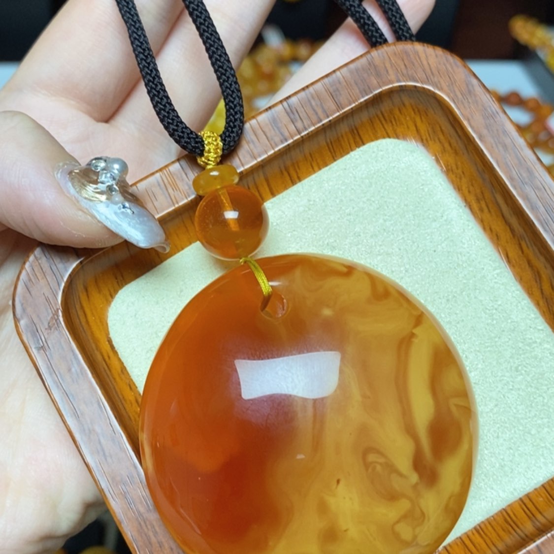 【闪购商品】蜜蜡颈饰未镶嵌项链