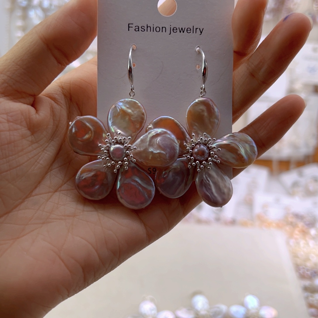 敏***敏未镶嵌淡水珍珠耳饰