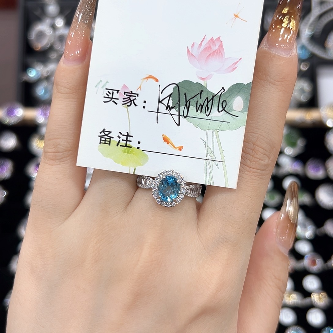 黄晶戒指银S925镶嵌周****?戒指