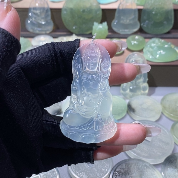 岫玉吊坠未镶嵌吊坠