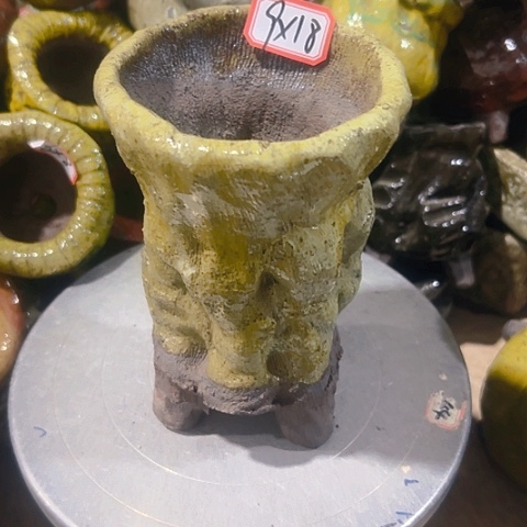 粗陶花盆手工花盆制作