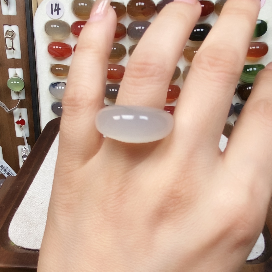 0***.玛瑙/玉髓未镶嵌戒指